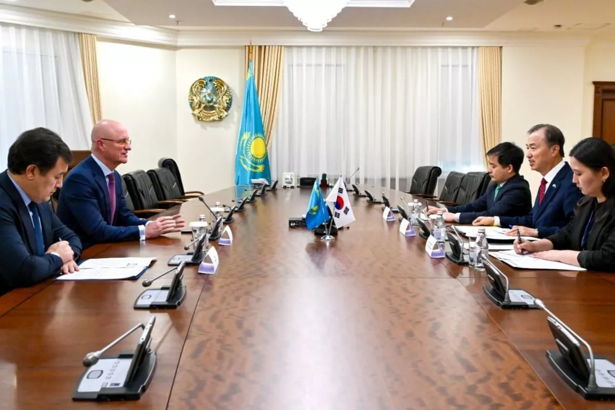 Kazakhstan, South Korea Discuss Strengthening Ties
