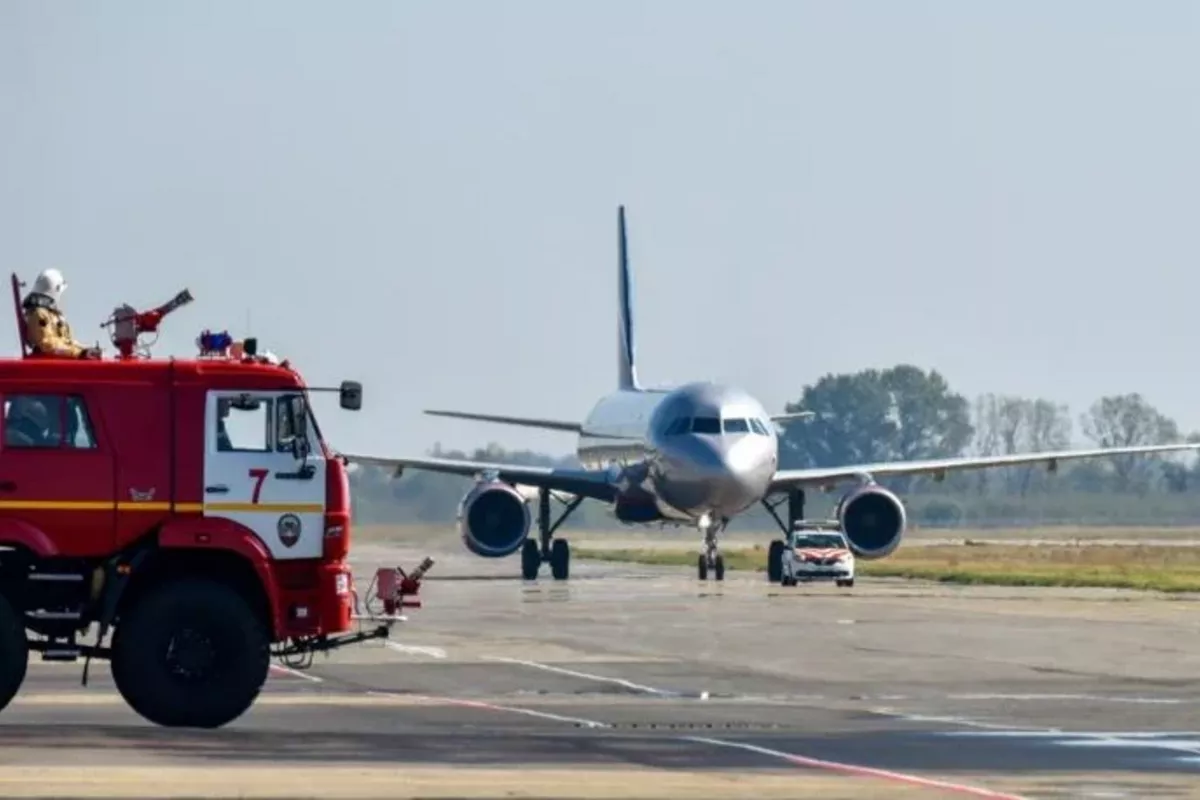 Tail Strike Incident Hits Rossiya Airlines Aircraft Before Takeoff in Russia's Moscow