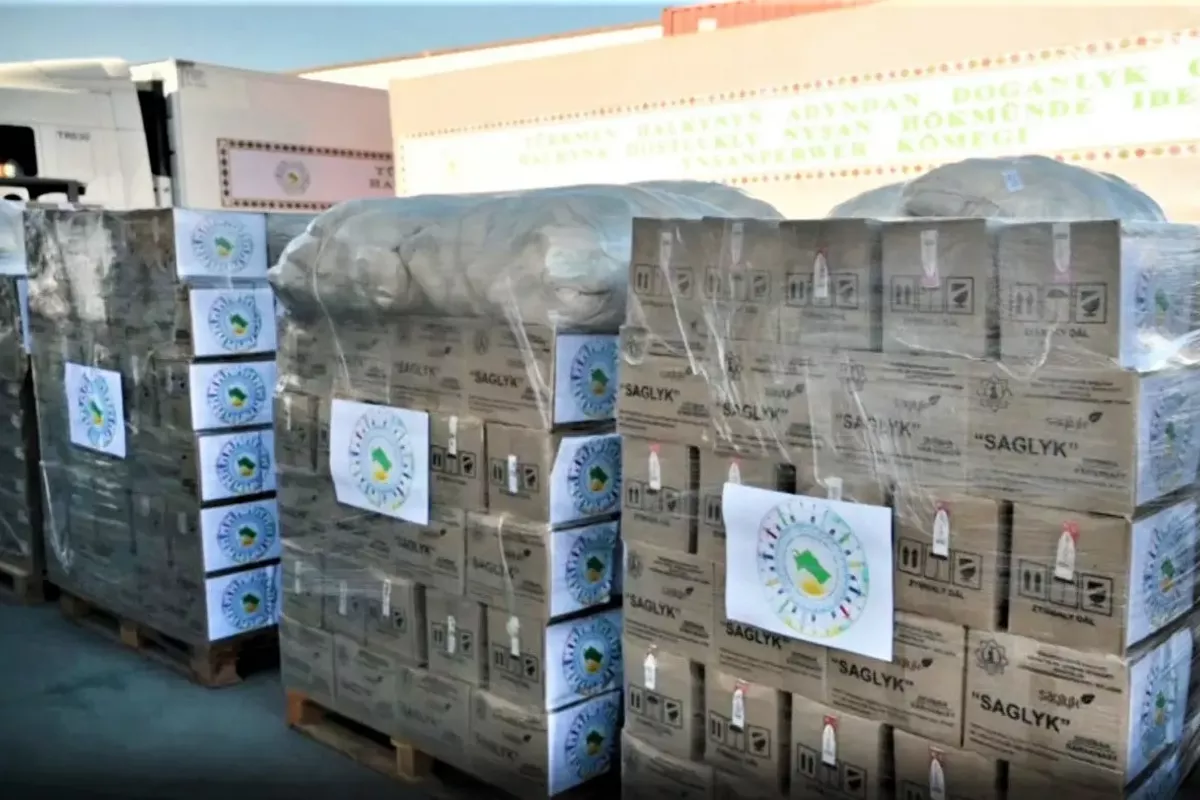 Turkmenistan Sends Major Humanitarian Aid to Earthquake-Stricken Afghanistan