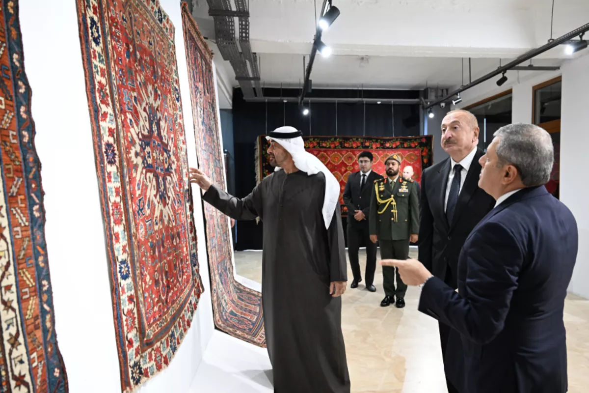 Presidents of Azerbaijan and UAE Visit Shusha Branch of National Carpet Museum