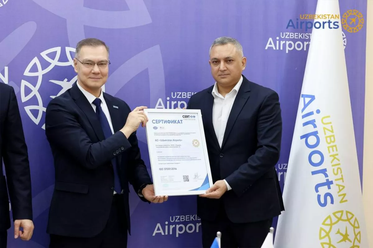 CERT Audit Praises Uzbekistan Airports’ Anti-Corruption Work