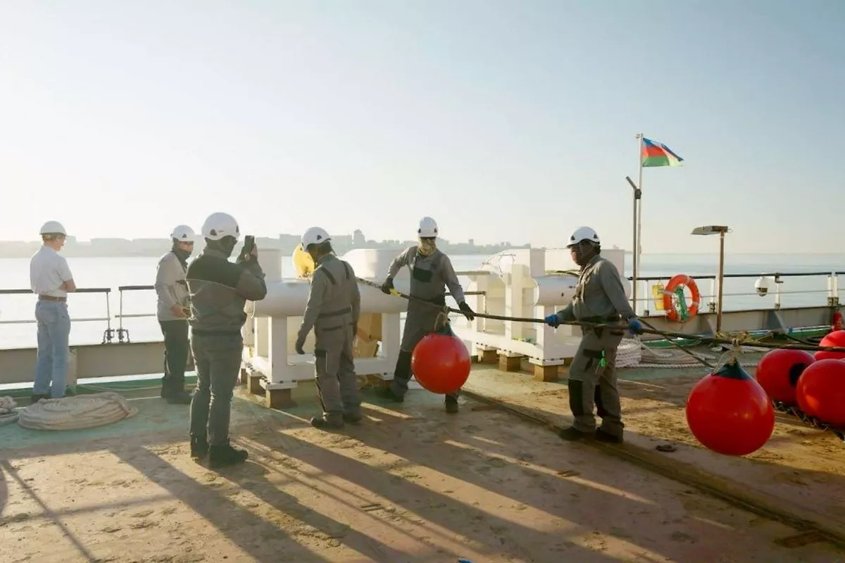 Trans-Caspian Fiber-Optic Link Between Kazakhstan and Azerbaijan Nears Launch