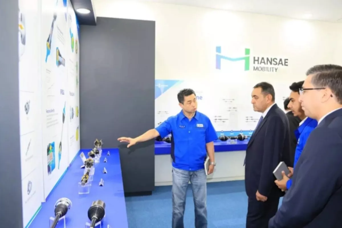 Uzbek Delegation Explores Automotive Parts Manufacturing with South Korean Hansae Mobility
