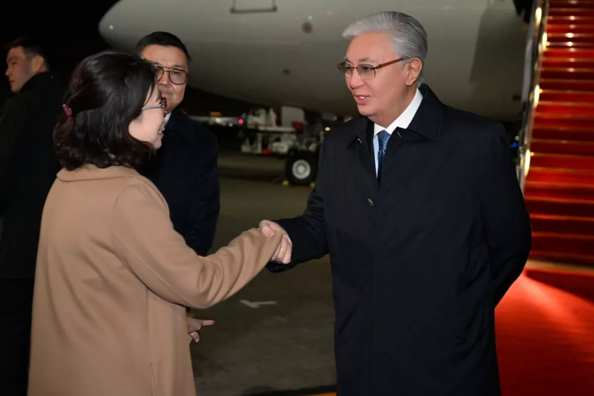Kazakh President Tokayev Arrives in Japan for Official Visit