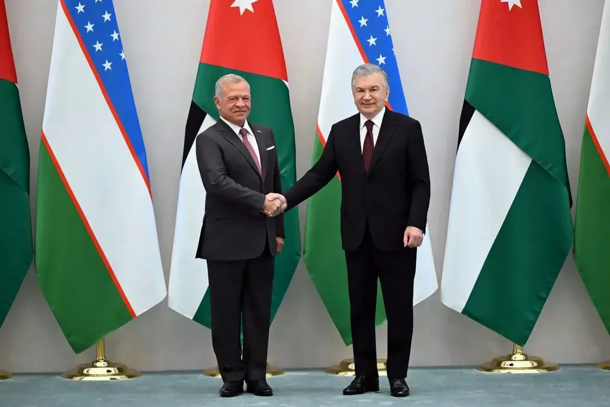 Uzbek President, Jordan’s King Abdullah II Hold Official Talks in Samarkand