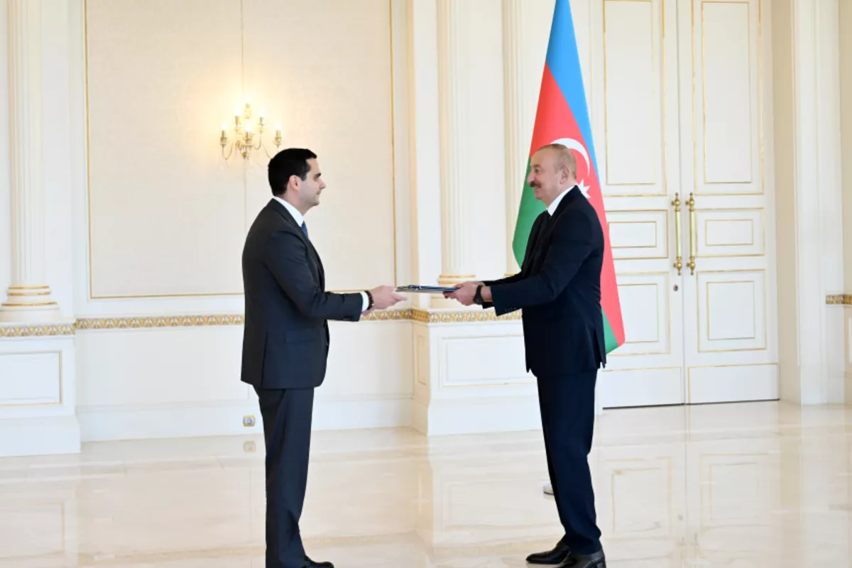 Slovak Ambassador Presents Credentials to Azerbaijani President