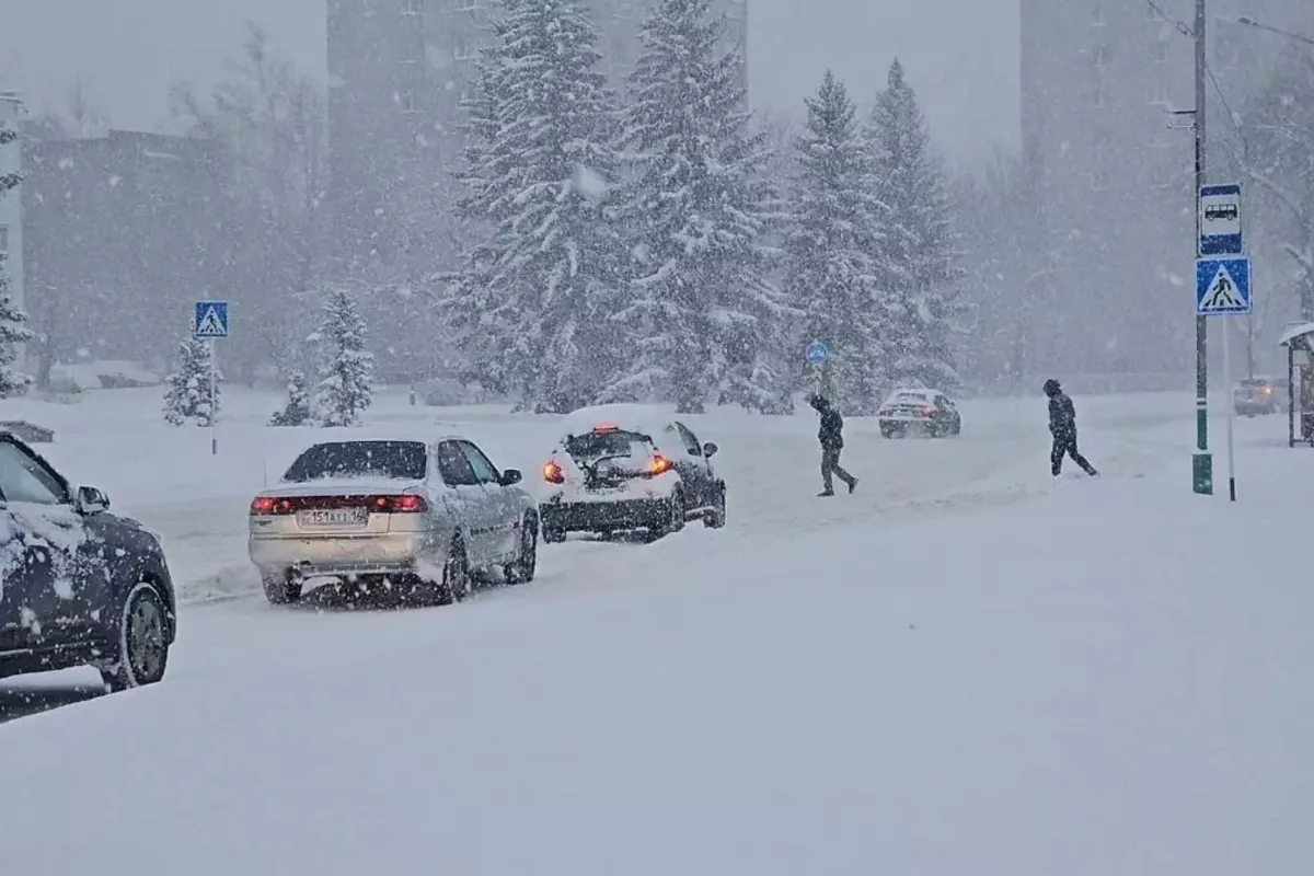Severe Winter Weather Hits 17 Regions of Kazakhstan