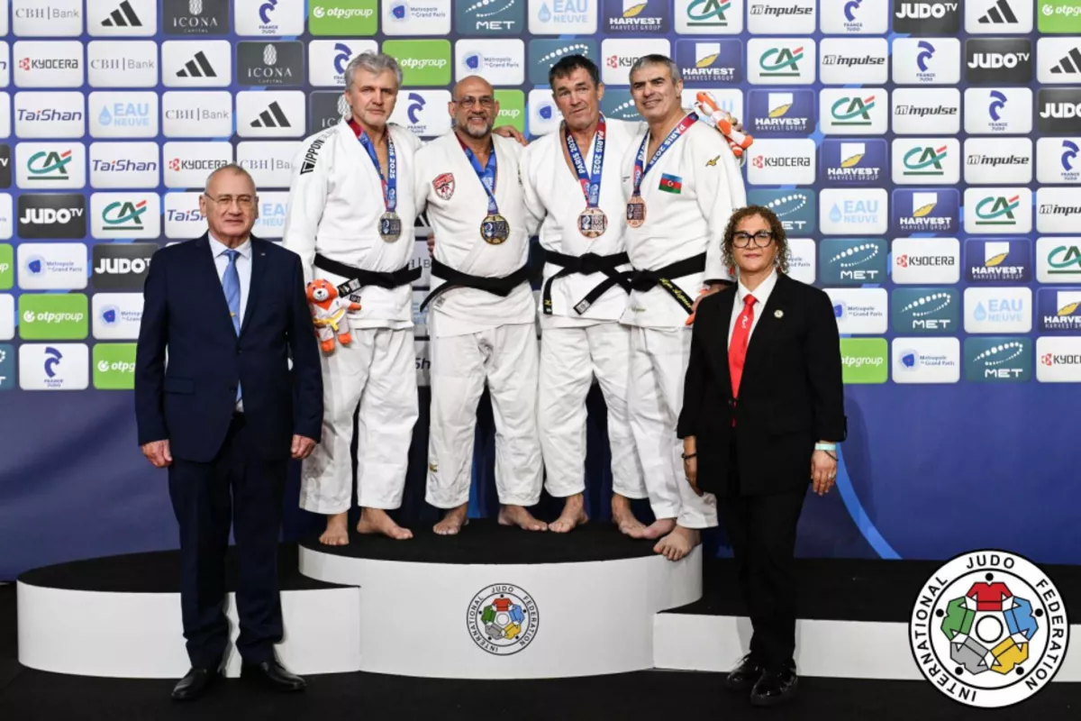 Azerbaijani Veteran Judoka Claims Third World Championship Title
