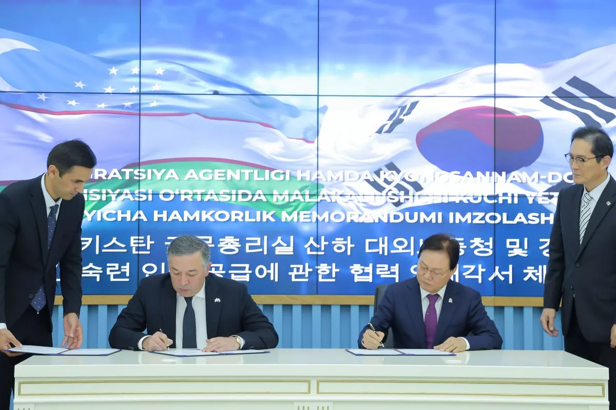 Uzbekistan, South Korea Ink Labor Migration Deal