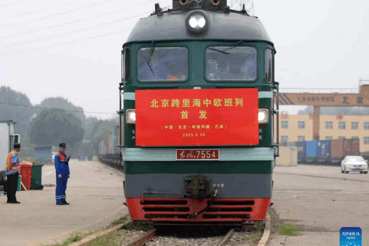 2026's First Train Departs China for Azerbaijan via Middle Corridor