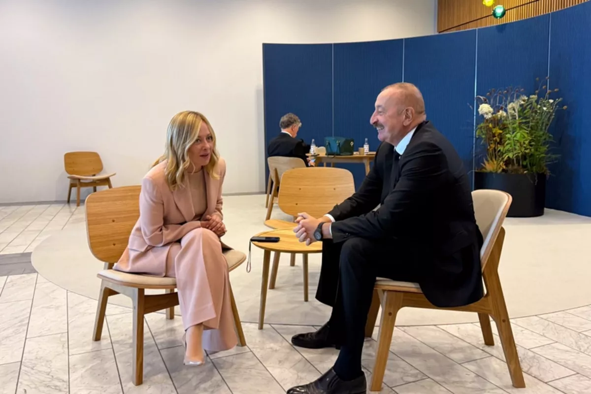 President Ilham Aliyev Meets Italy's Council of Ministers President in Copenhagen