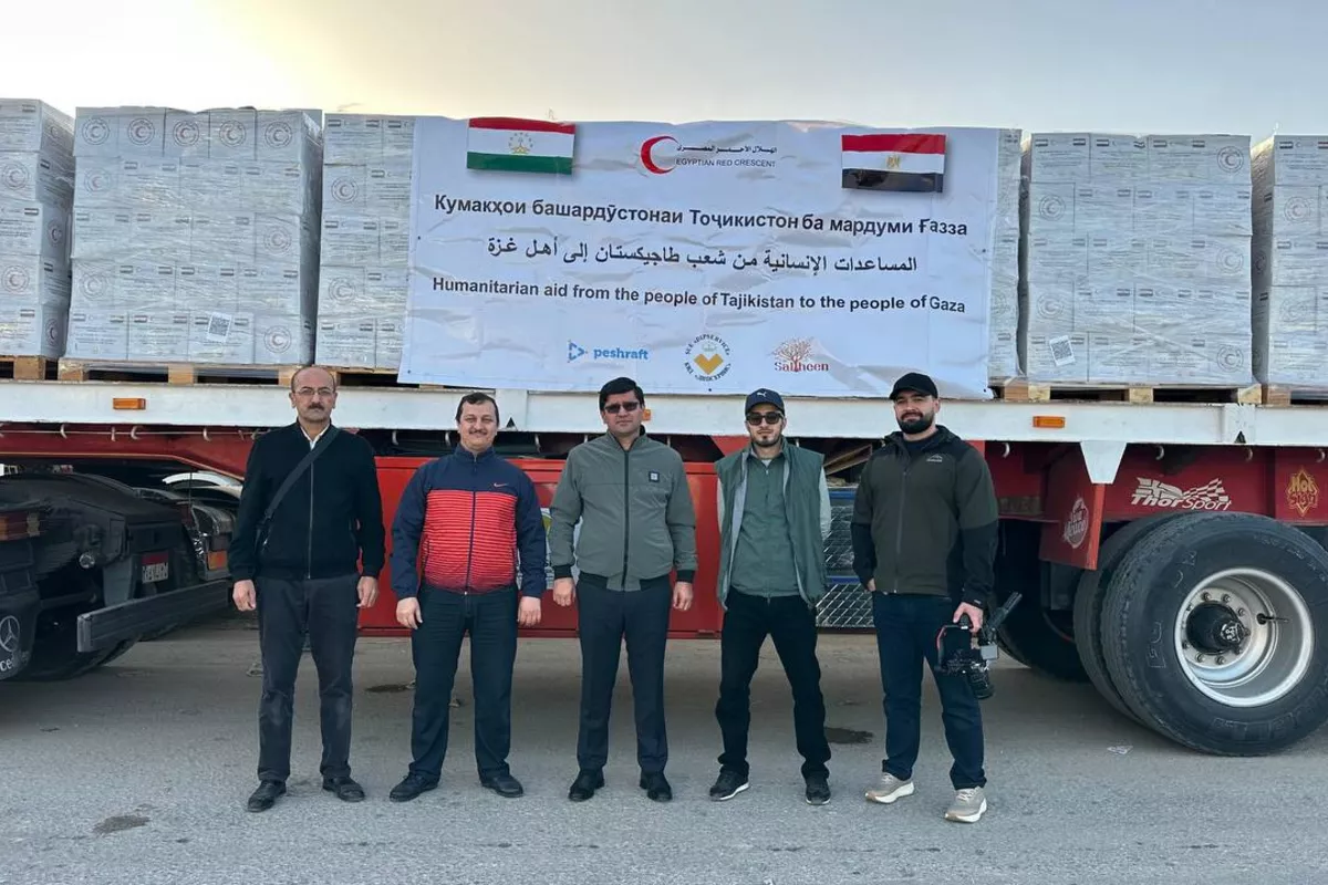 Dushanbe Sends New Humanitarian Aid to Gaza