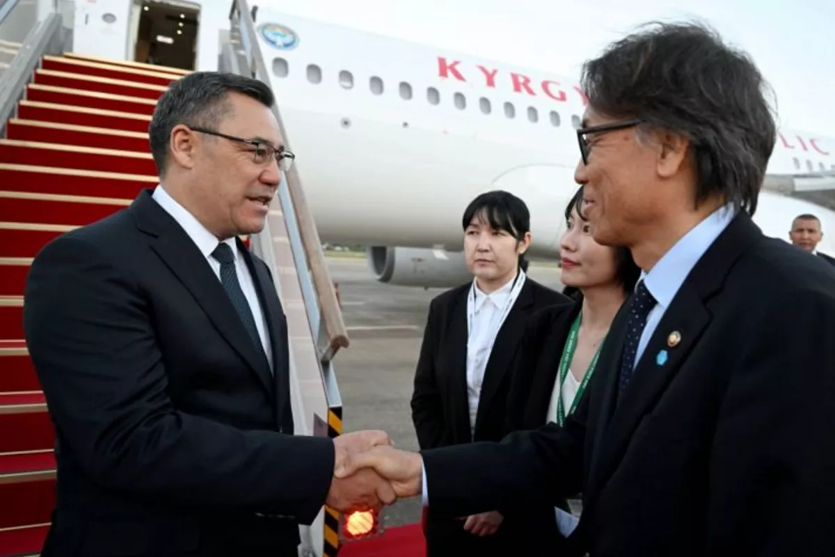 Kyrgyz Leader Arrives in South Korea for Official Visit