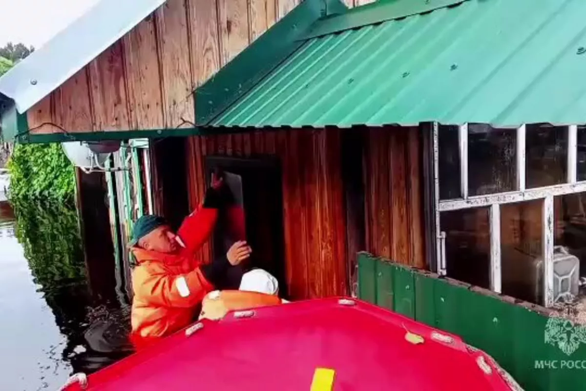Floods Sweep Russia's Urals After 40-Year Rainfall Record Falls
