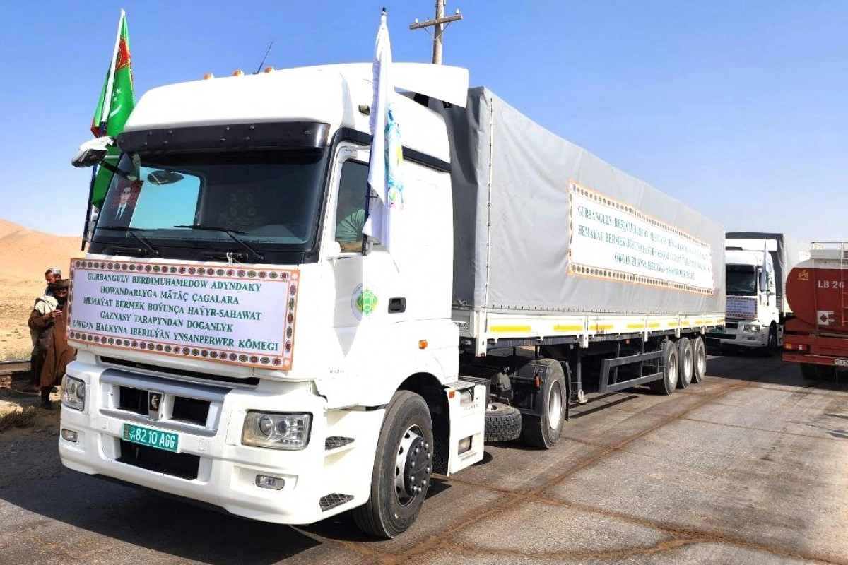 Turkmenistan Vows Continued Humanitarian Aid to Afghanistan