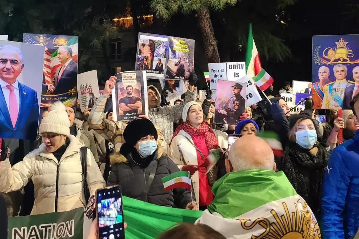 Georgian Protesters Keep an Eye on Iran as Their Own Demonstrations Continue