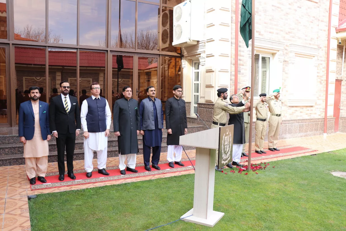 I-Day celebration ceremony held at Pak Embassy in Tashkent