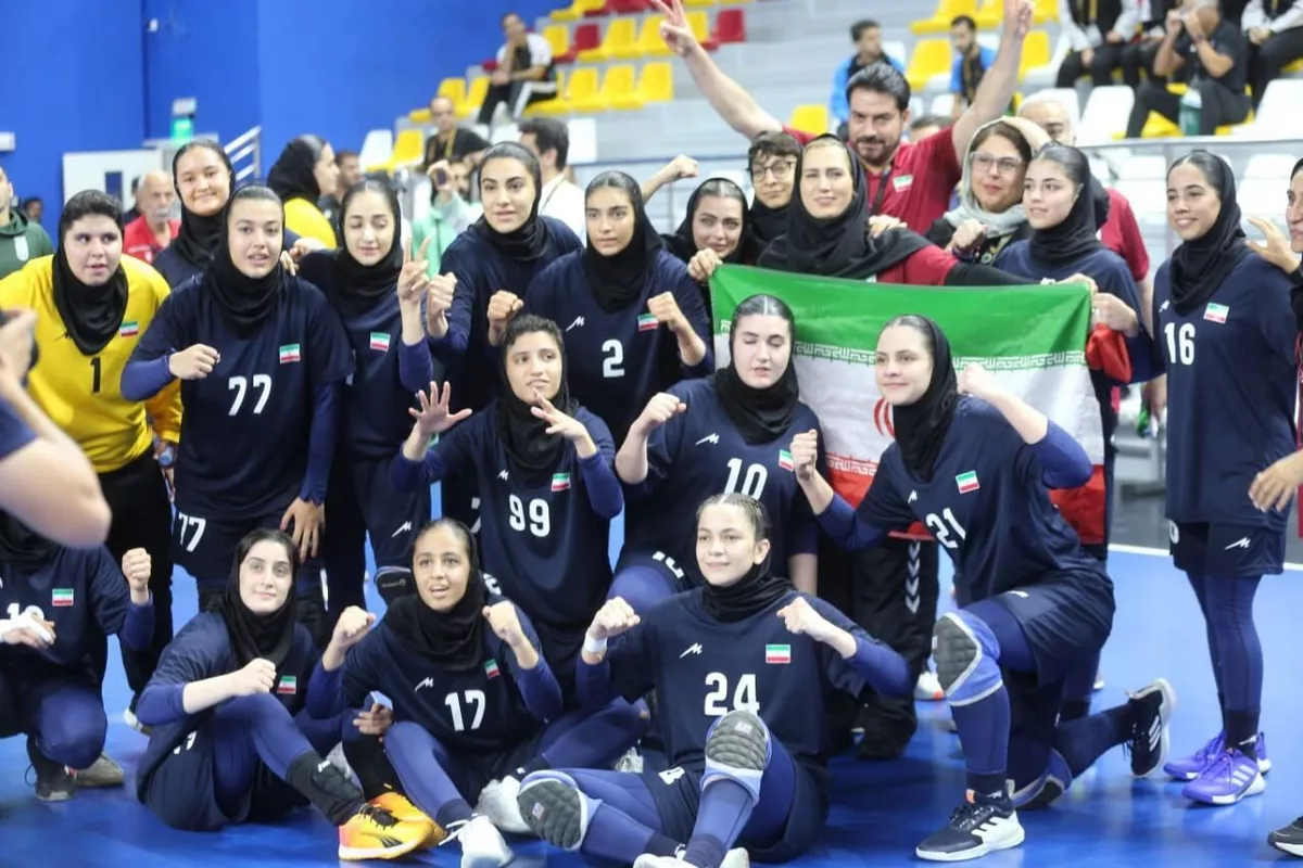 Iranian Girls’ Handball Team Secures Gold at Asian Youth Games