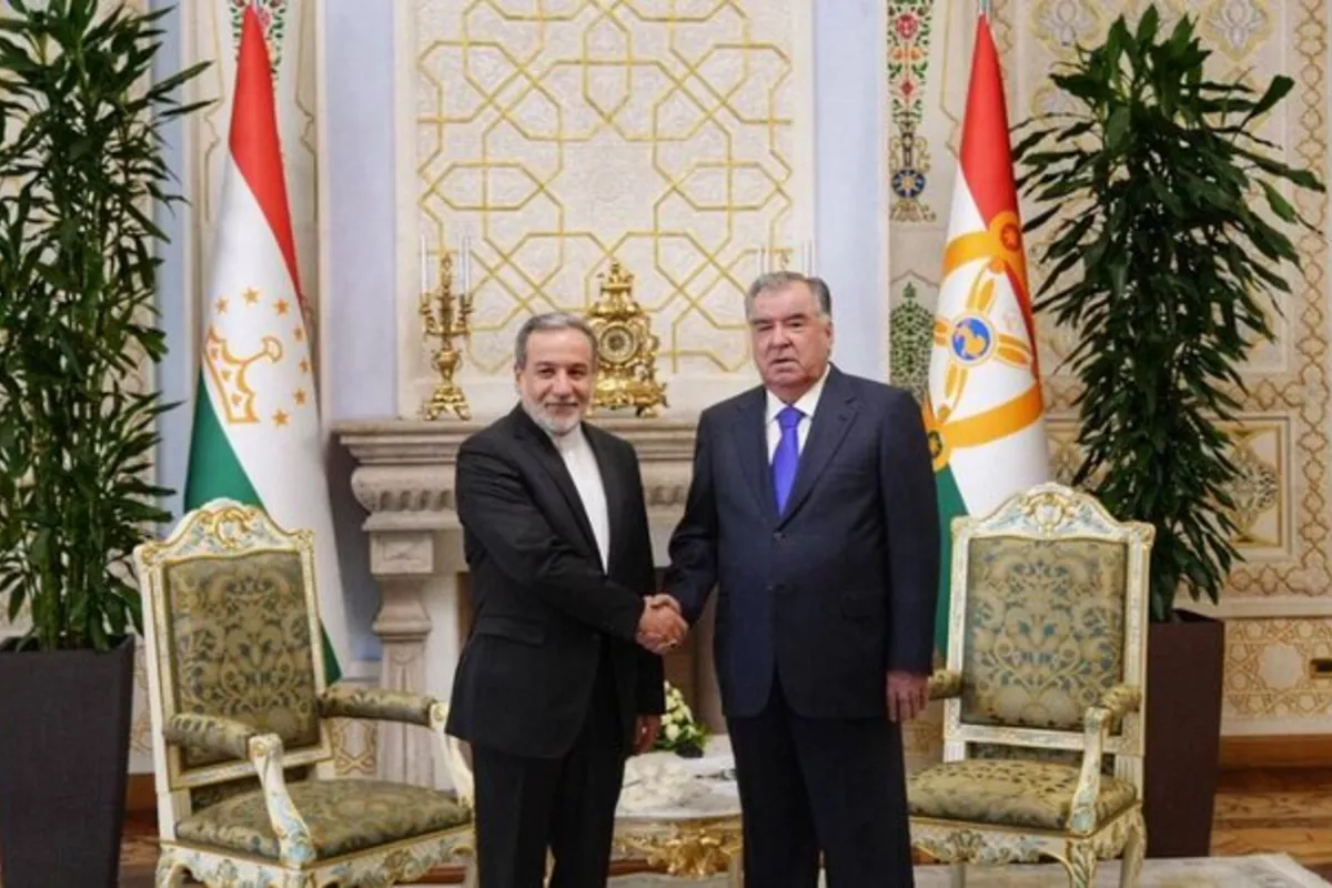 Iran's Araghchi Holds Talks with Tajik President