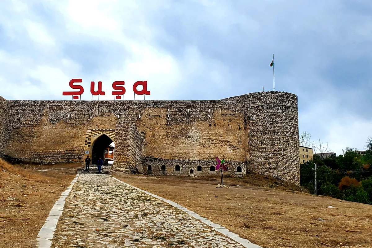 Foreign Diplomats Visit Gazanchi Church in Shusha, Azerbaijan