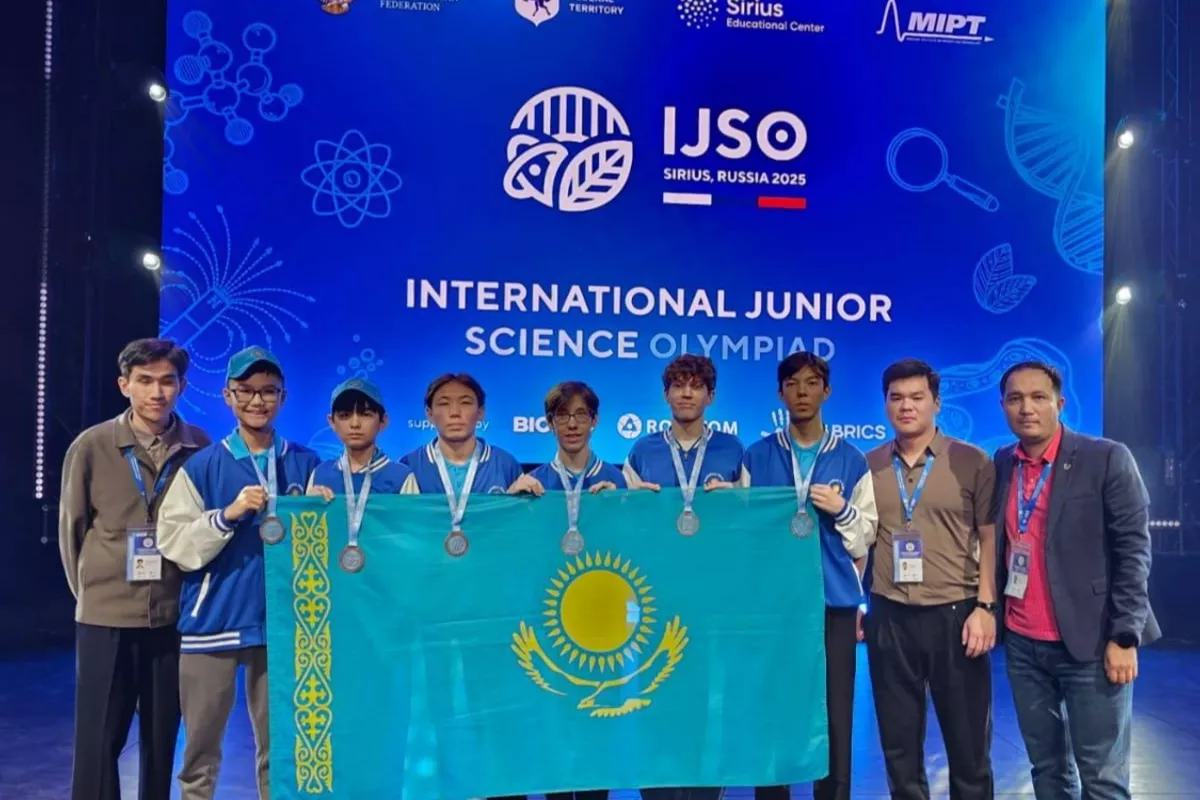 Kazakhstan Takes Six Medals at 2025 Junior Science Olympiad