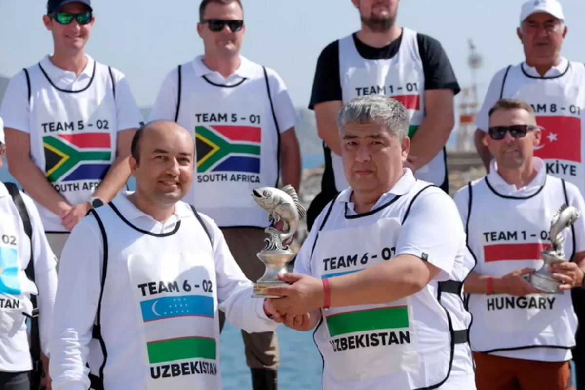 Uzbek Team Wins “Largest Fish” at International Fishing Tournament Near Türkiye’s Akkuyu Nuclear Plant
