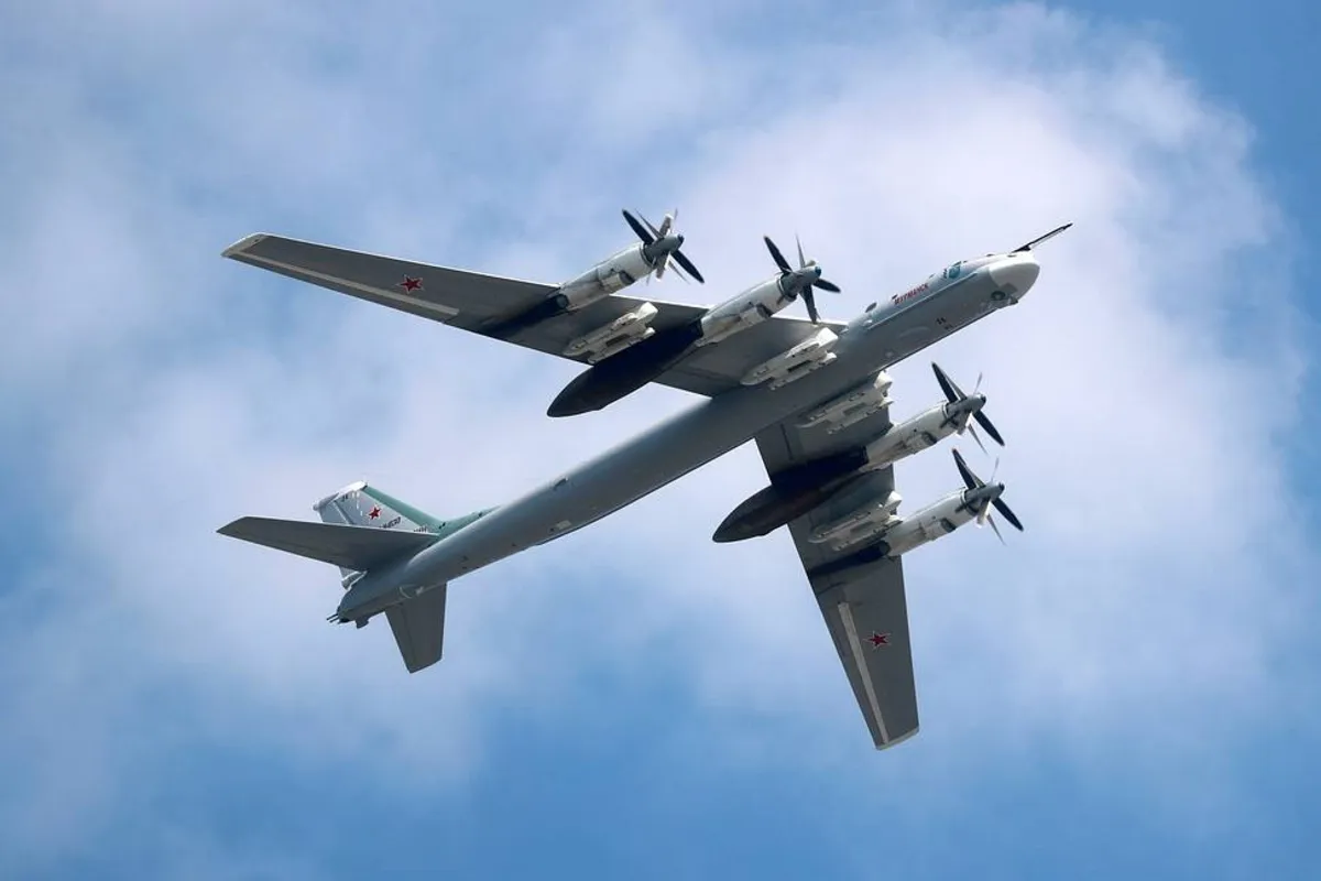 Russian Strategic Bombers Conduct 13-Hour Flight Over Bering, Chukchi Seas