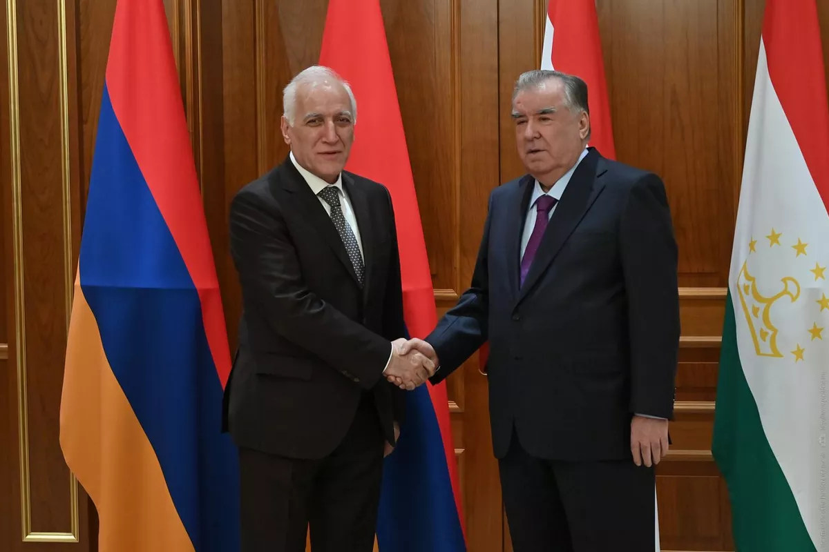 Armenian, Tajik Presidents Hold Talks in Kazakhstan