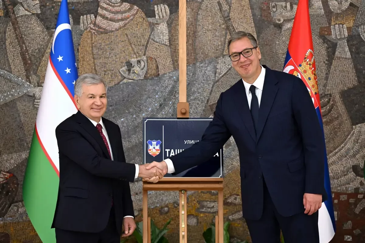 Serbia's Belgrade to Name Street Tashkent During Uzbek President’s Visit