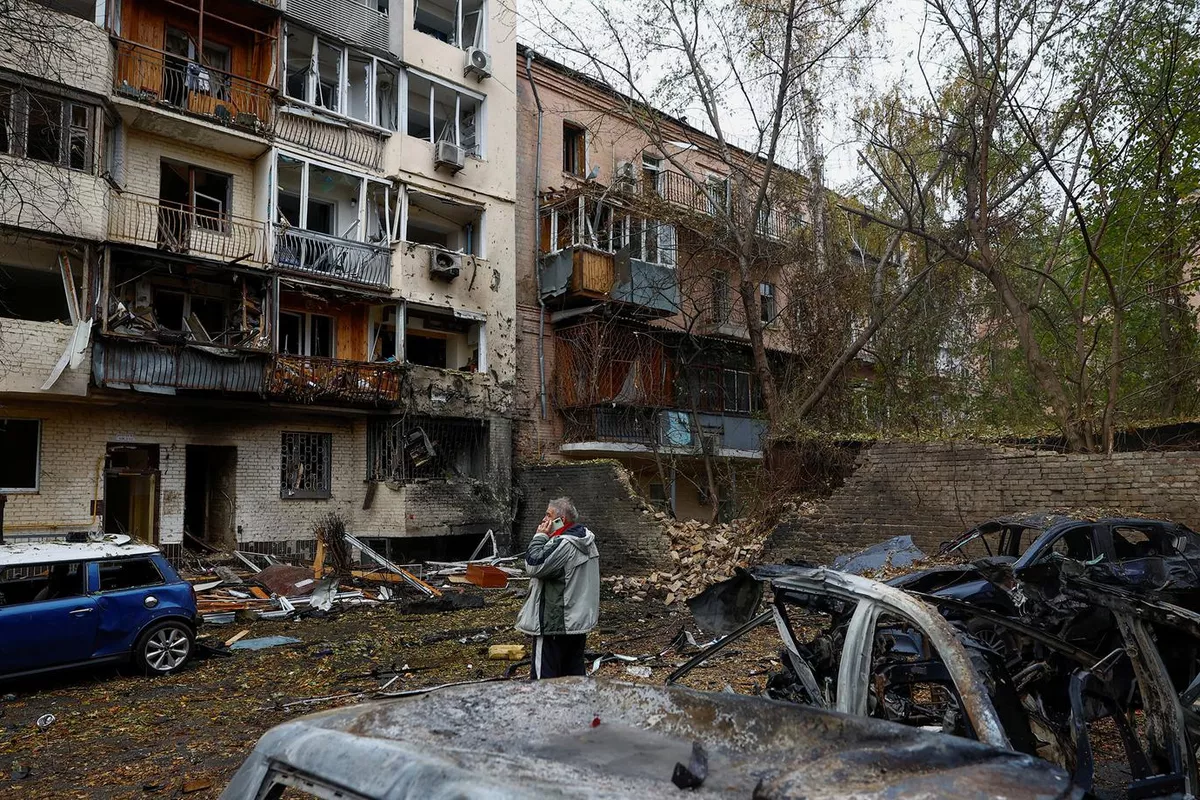 Deadly Russian Missile Strike Hits Ukraine's Kyiv, Two Killed and Dozens Wounded