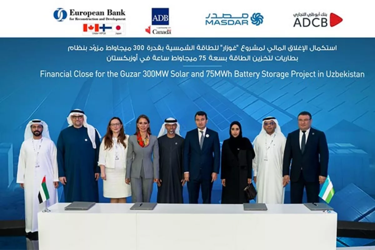 Masdar Secures Financing for Solar Project in Uzbekistan