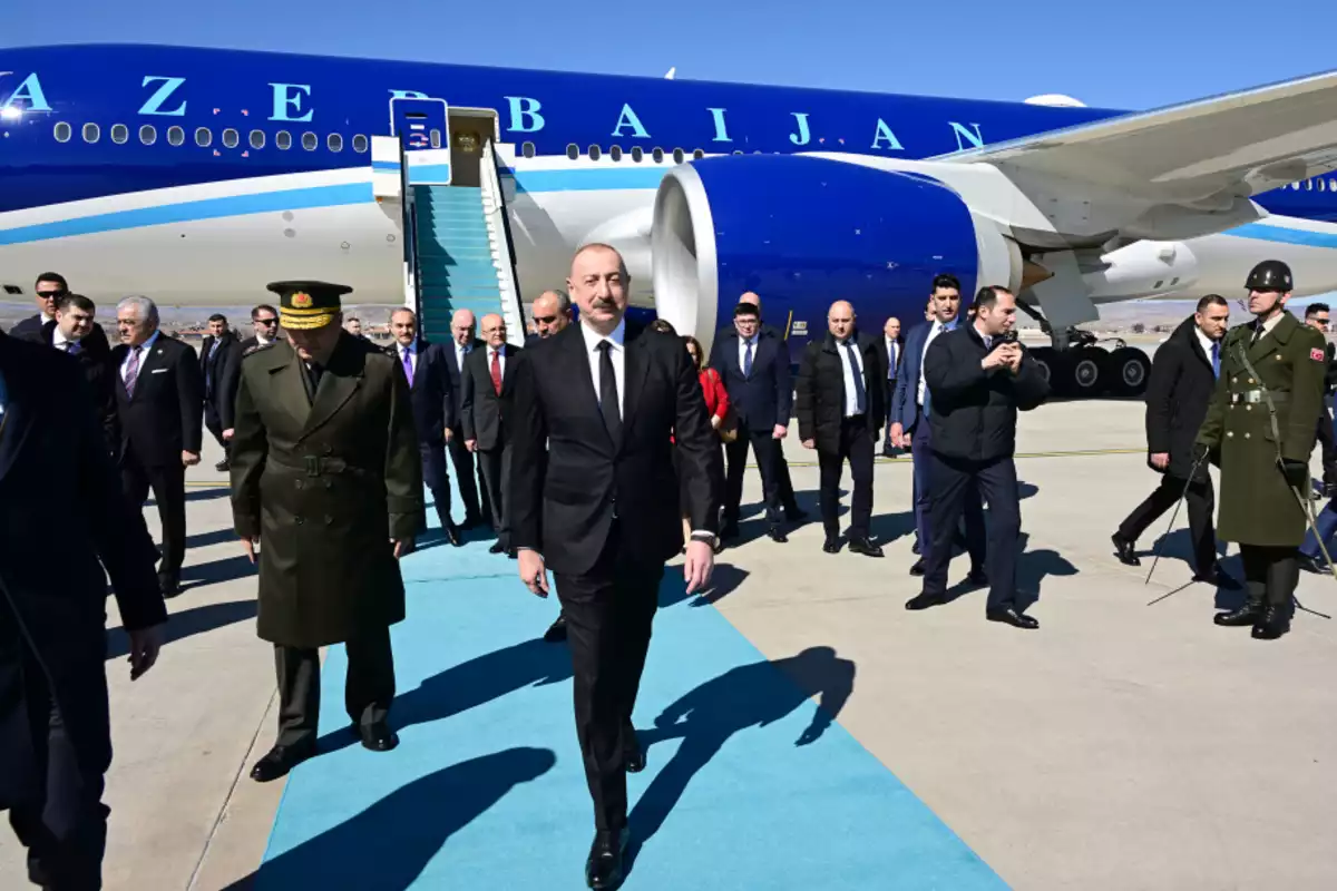 President Ilham Aliyev Begins Working Visit to Türkiye