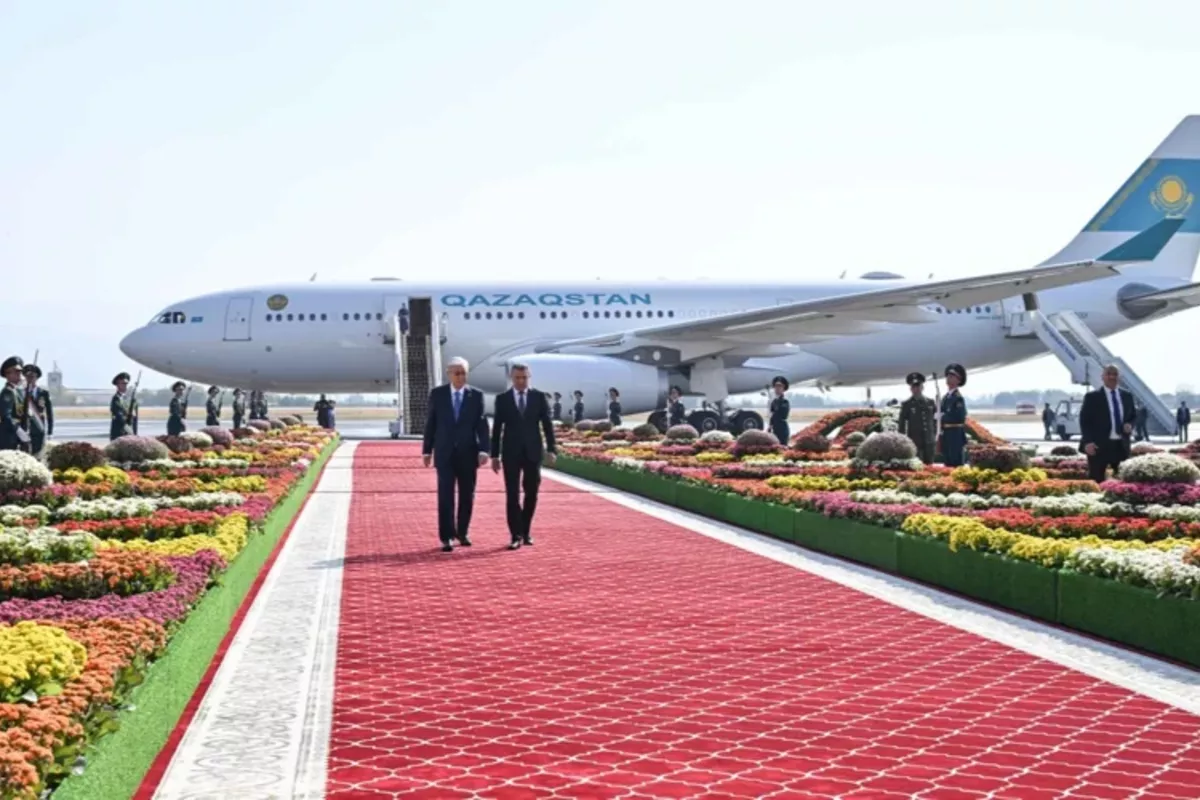 Kazakh Leader Touches Down in Tajikistan for Key Diplomatic Talks