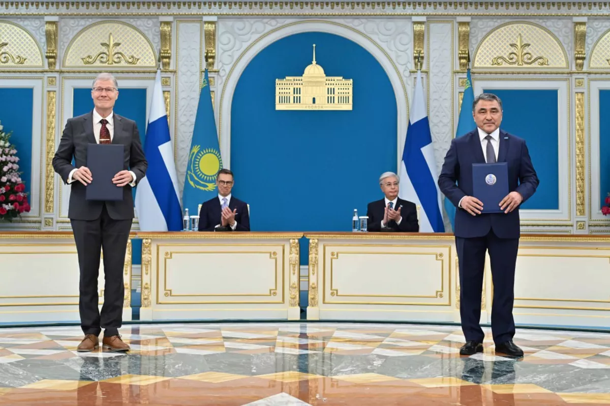 Kazakhstan, Finland Aim to Deepen Partnership in Peaceful Nuclear Use