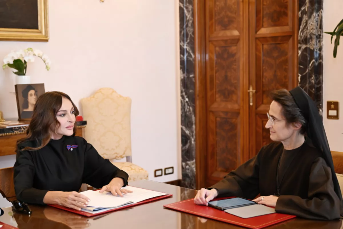Azerbaijan's First VP Mehriban Aliyeva Meets with President of Vatican City State's Governorate