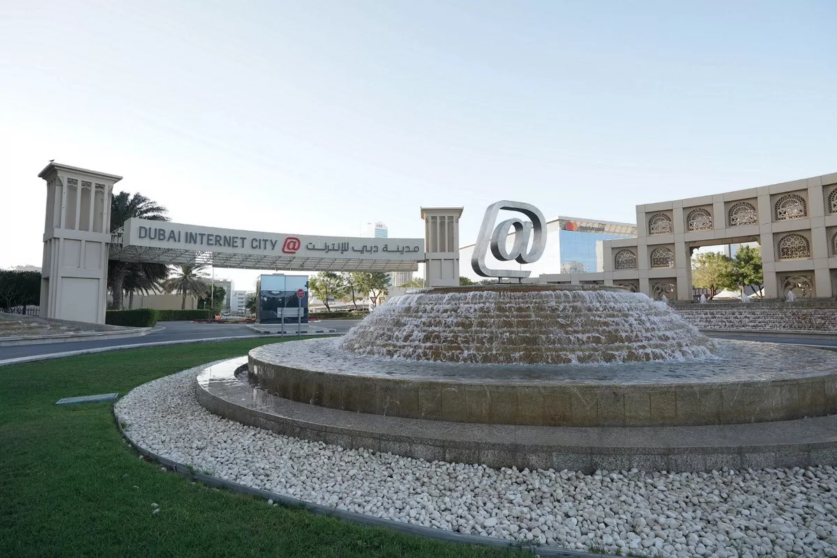 Debris From Aerial Interception Hits Dubai Internet City Building