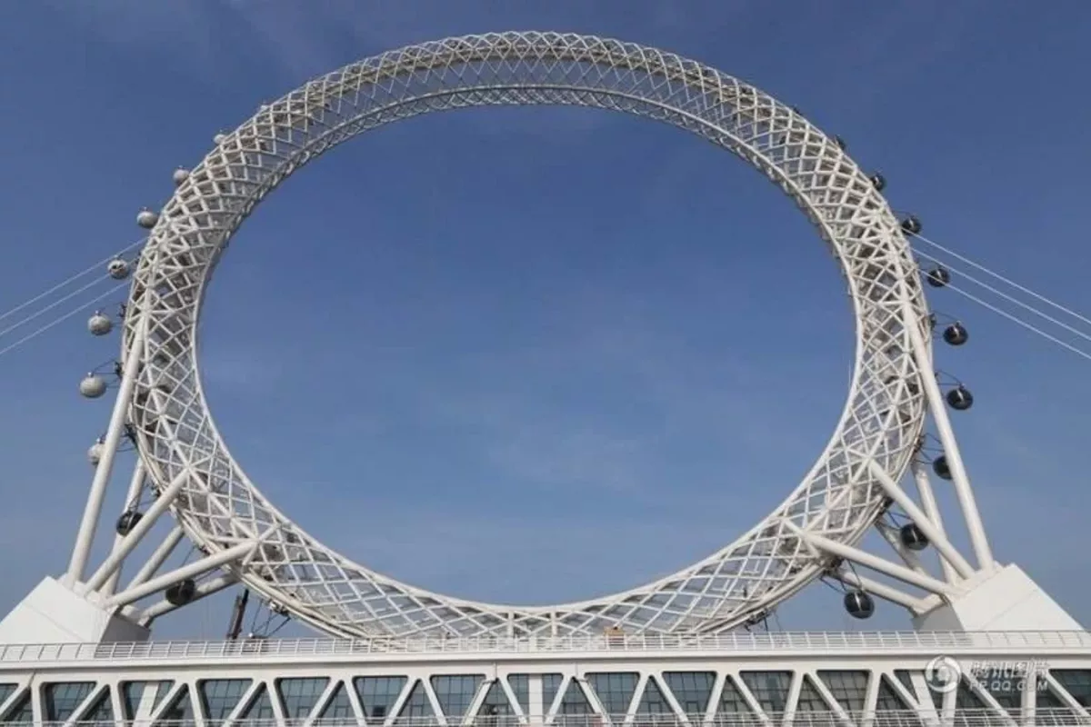 China to Build World’s Largest Spokeless Ferris Wheel in Shanghai