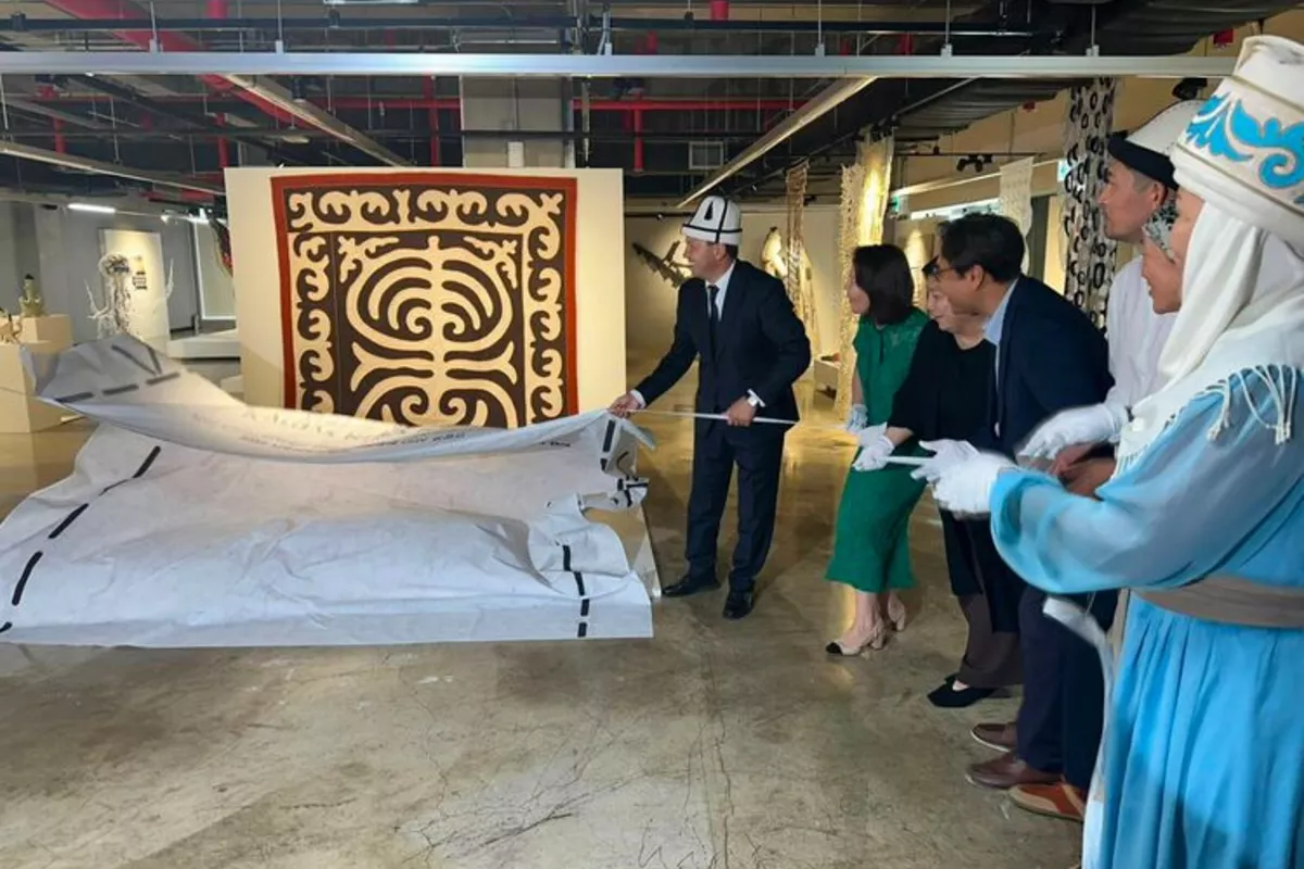 Kyrgyz Felt Makes Its Mark at International Exhibition in South Korea