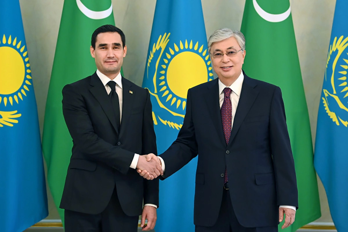 Kazakh President Hails Dynamic Development of Strategic Partnership with Turkmenistan