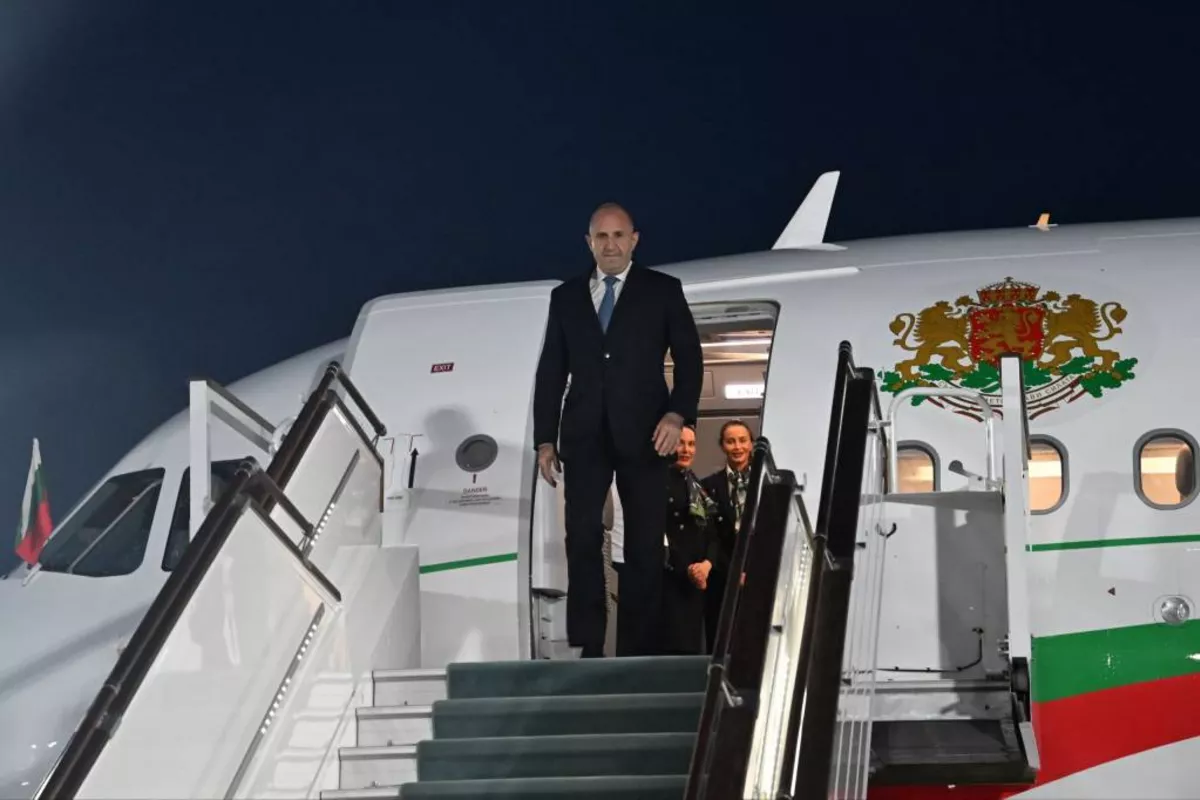 President of Bulgaria Arrives in Uzbekistan
