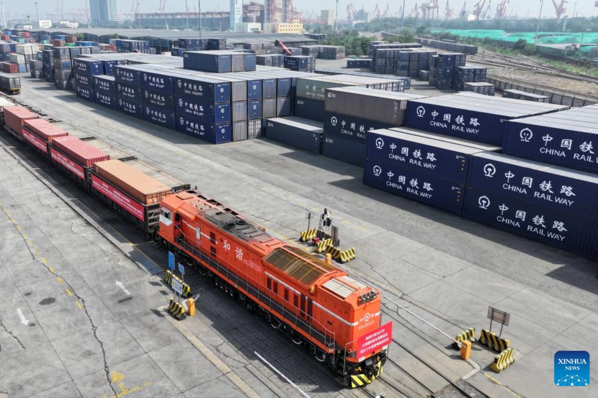 Central Asia Freight Train Connects Uzbekistan with China's Tianjin Port