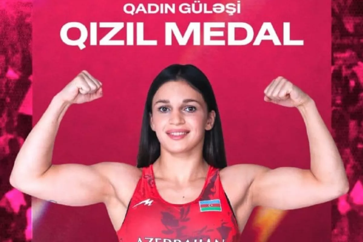 Azerbaijani Female Wrestler Becomes Three-Time European Champion