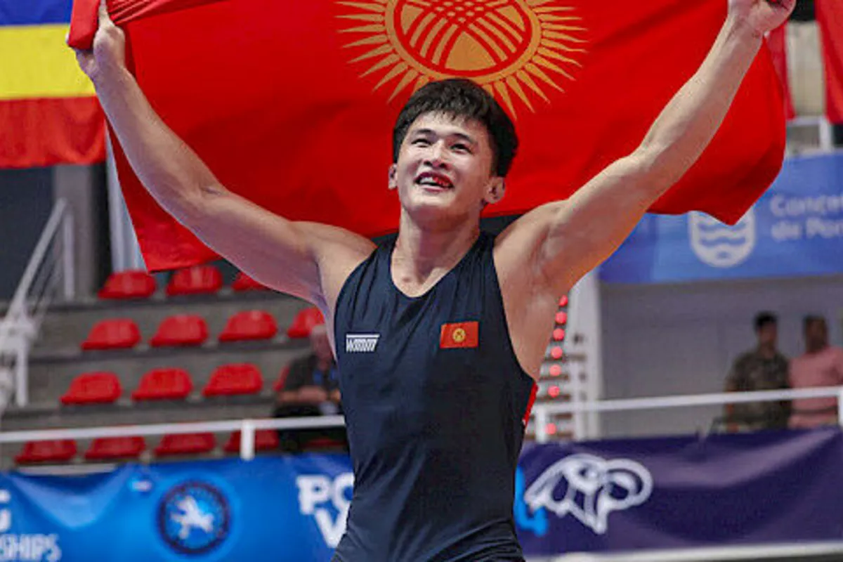 Kyrgyz Wrestler Wins Bronze at World Wrestling Championships