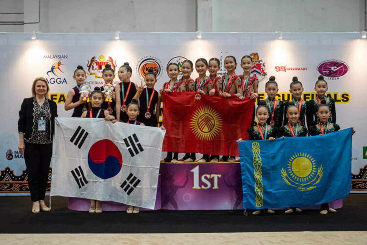 Kyrgyzstan’s RAY Team Strikes Gold at World Gymnastics Cup in Malaysia