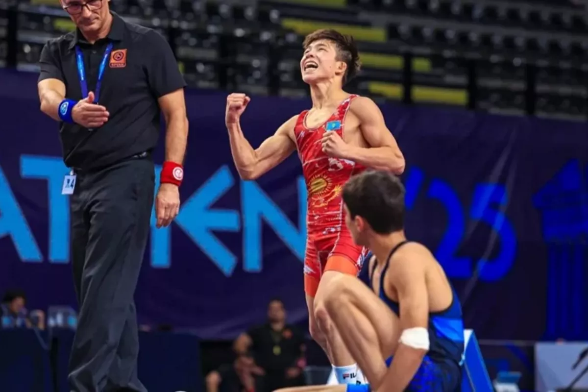 Kazakh Wrestler Clinches Gold at U17 Greco-Roman World Championships