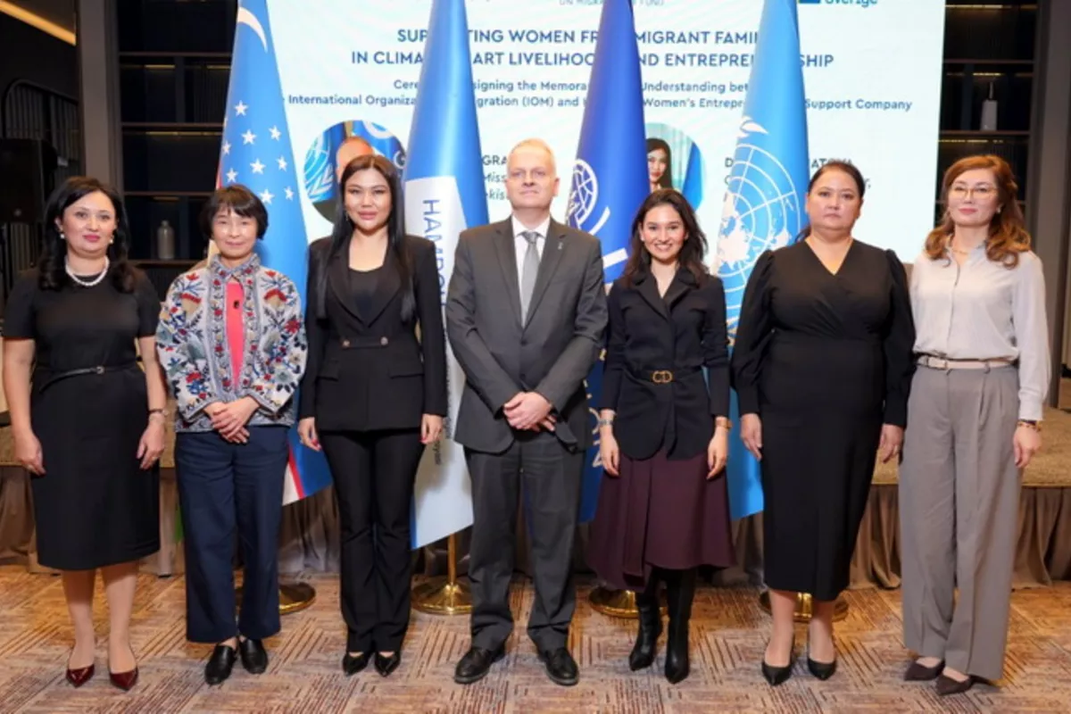 Uzbekistan, International Organization for Migration Partner to Empower Women from Migrant Families