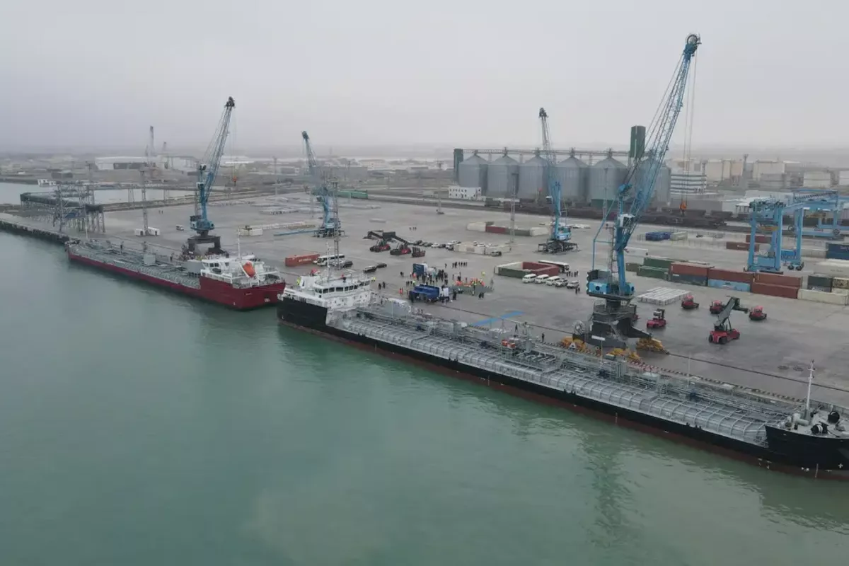 Kazakh Leader Highlights Role of Trans-Caspian Transport Route