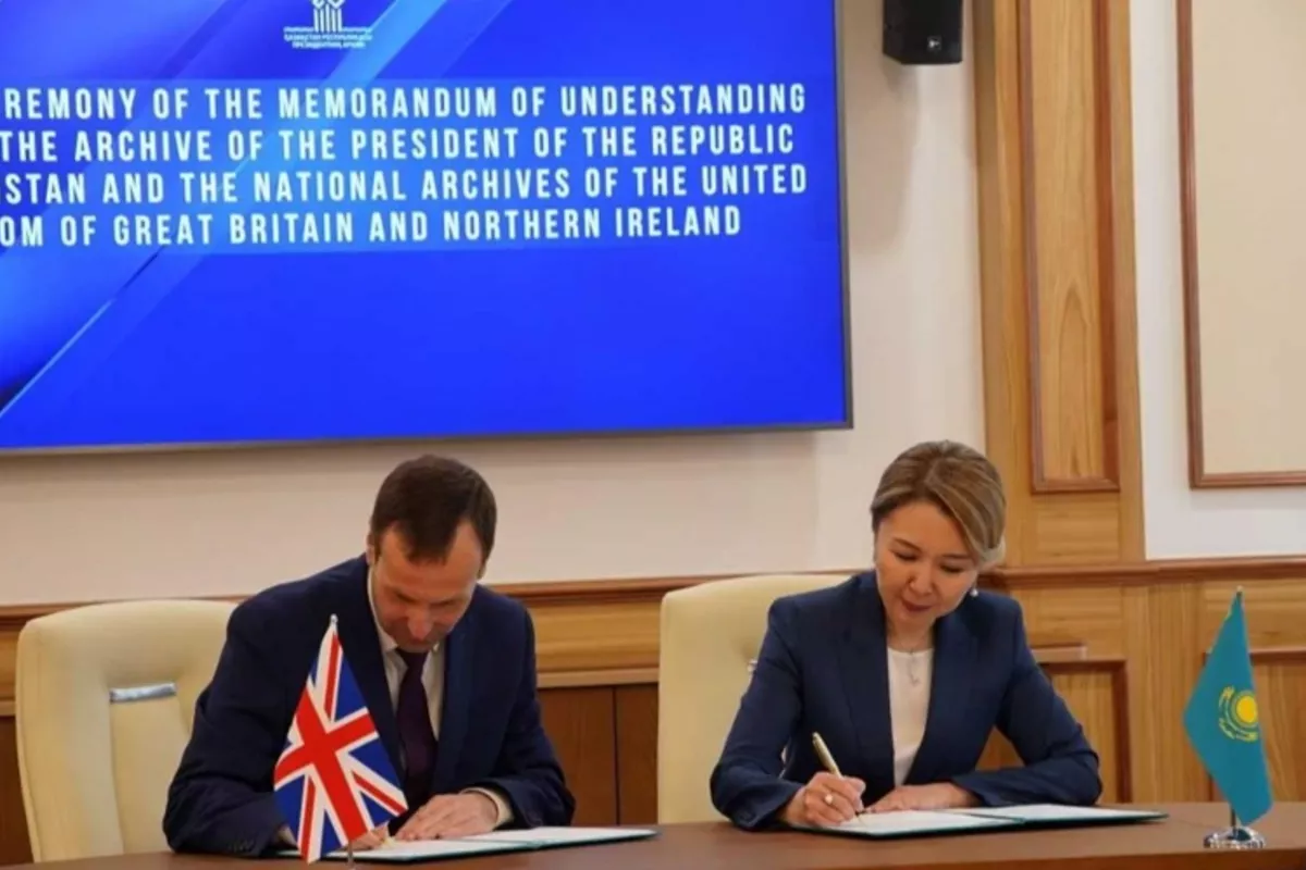 Kazakhstan, UK Sign Deal to Advance AI-Powered Archives
