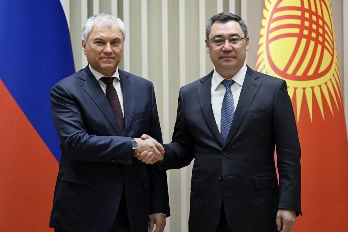 Kyrgyz President Holds Talks with Russian State Duma Chairman