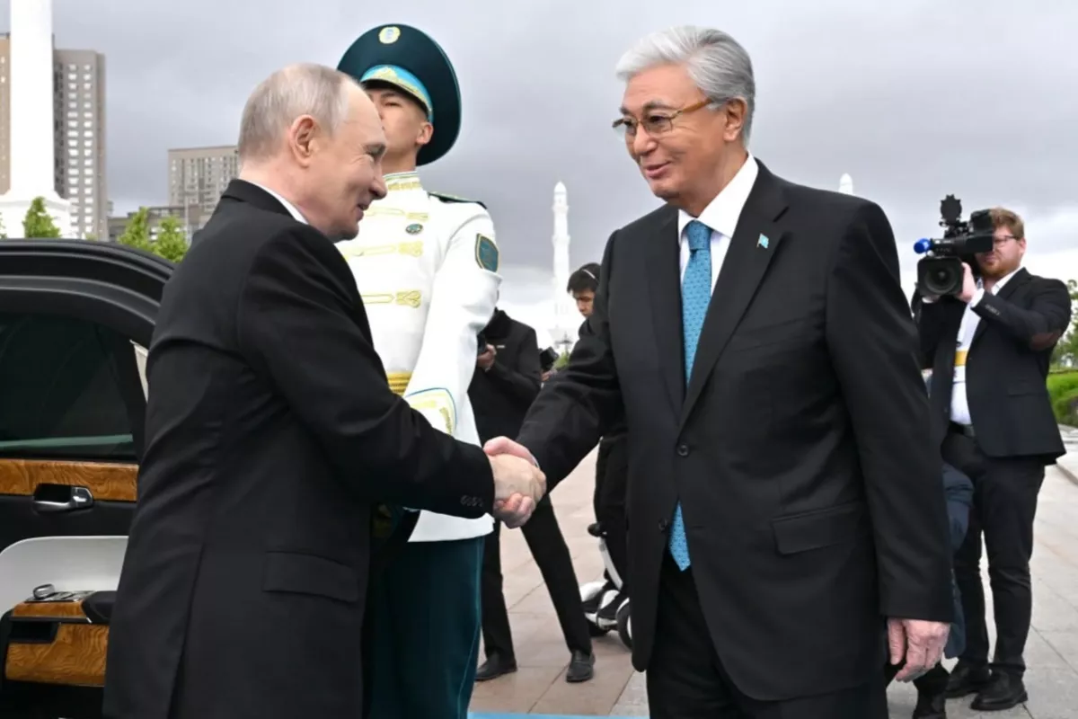 Official Meeting Between Tokayev and Putin Begins in Kazakhstan